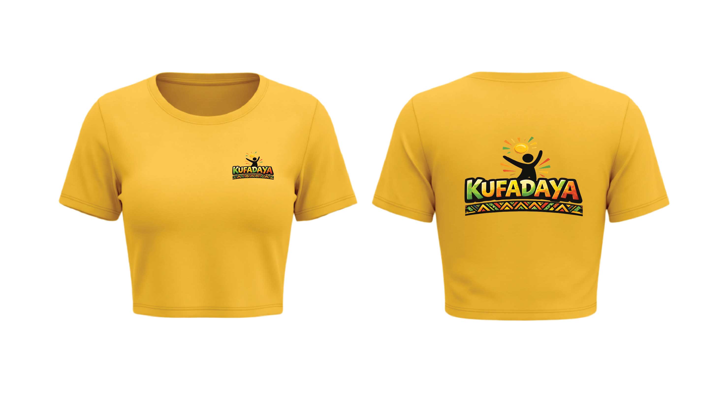 Kufadaya Crop Top - Mustard Yellow